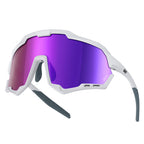 Wraparound ZEISS cycling sunglasses for road riding