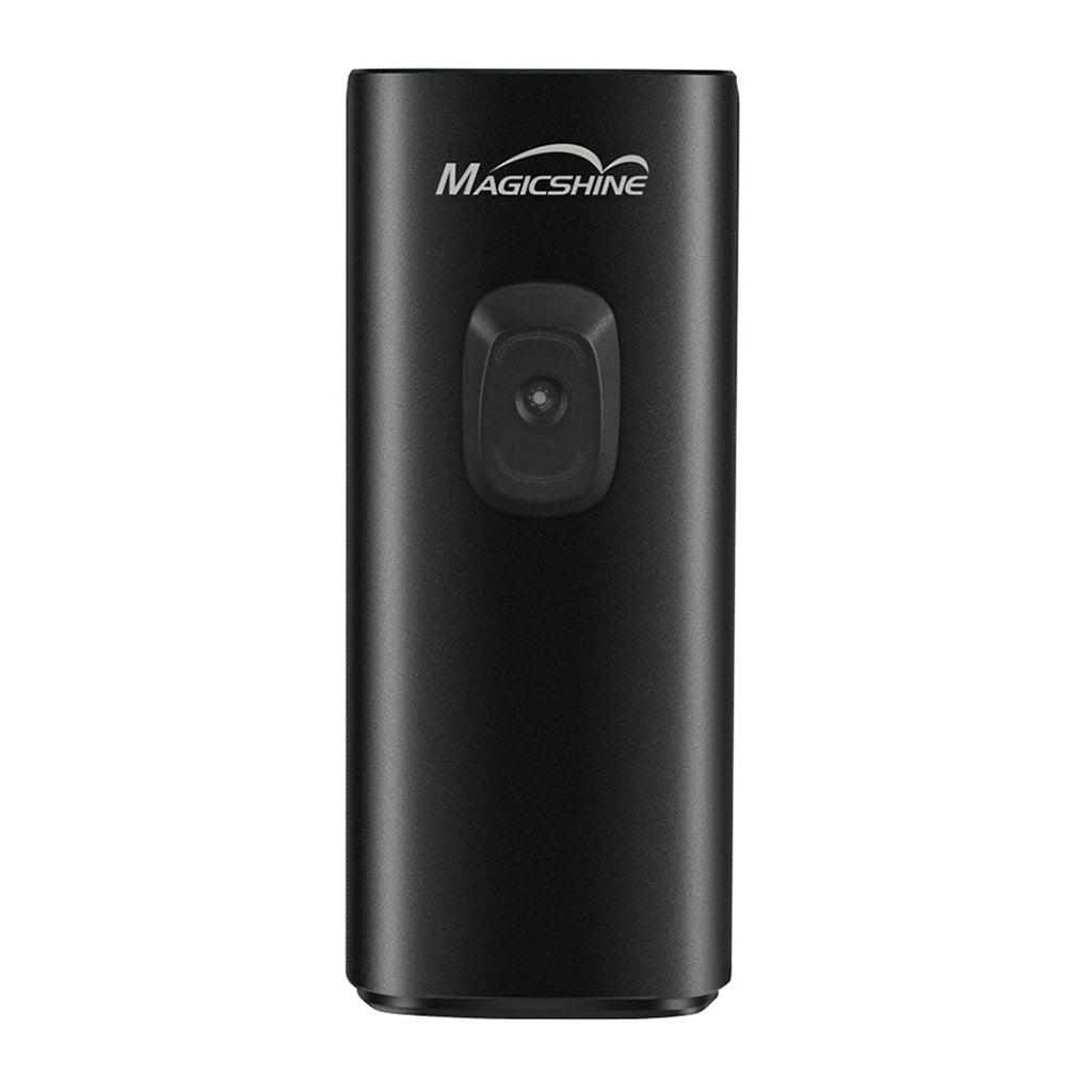 Close-up of the Magicshine RAY 2600B, a high-performance bicycle front light featuring remote control.