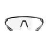 Magicshine Rouler Basic performance eyewear in Black/Grey, with a minimalist design for clear vision and crucial safety during athletic activities.