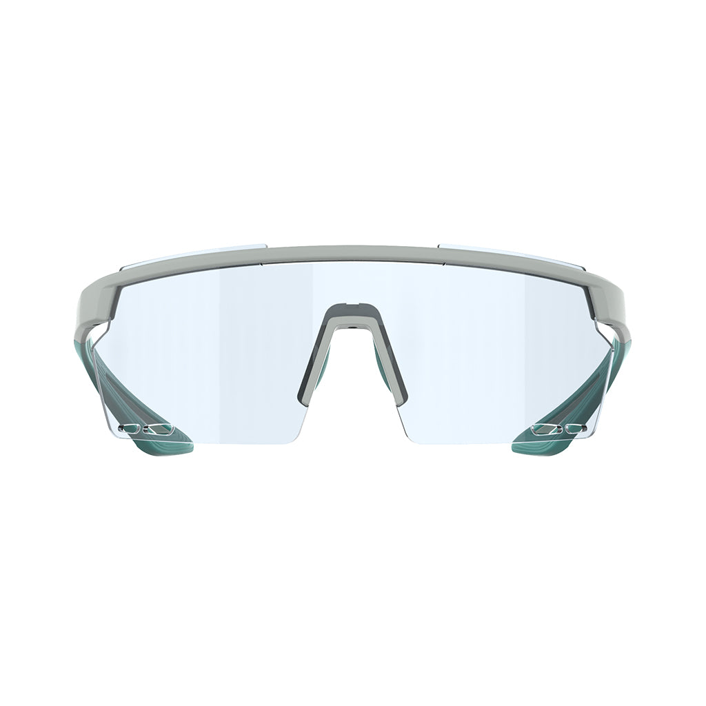 Magicshine Rouler Night Vision performance eyewear in Green/Blue, designed for enhanced visibility in low-light conditions with a durable and lightweight TR90 frame.