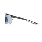 Side view of Magicshine Rouler Night Vision sports glasses in Black/Grey, highlighting its aerodynamic profile and secure fit for nighttime activities.