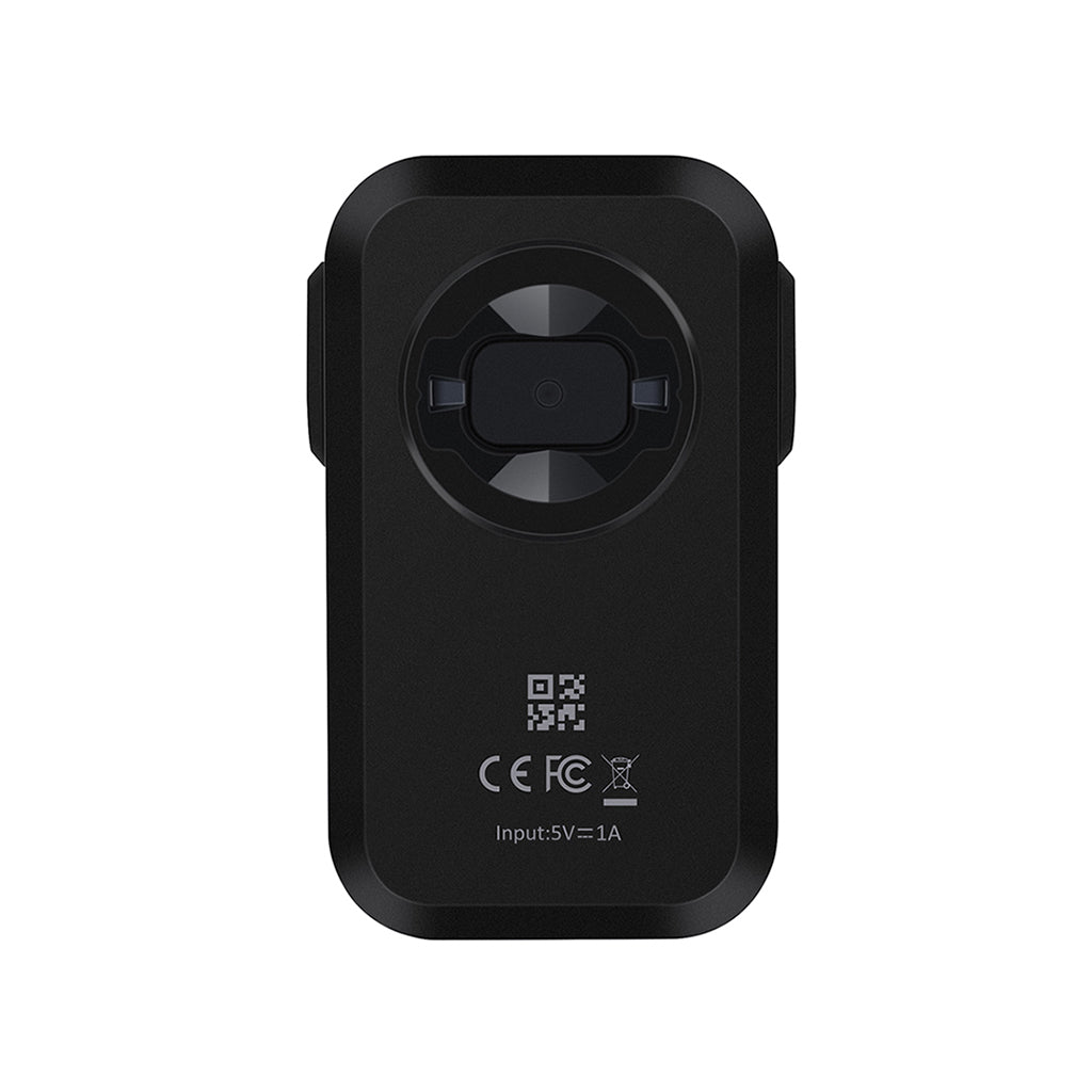 Magicshine SEEMEE 100AD Black radar detection bike light, engineered to boost cyclist visibility and reduce rear-end accident risks on busy roads.