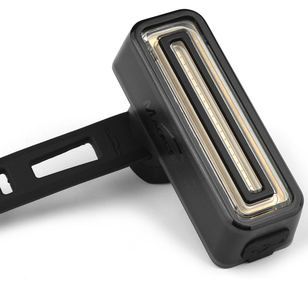 Magicshine SEEMEE 100 V2.0 intelligent rear light, engineered for exceptional optical clarity and broad beam spread for daytime and nighttime visibility