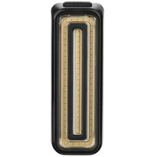 Front view of the Magicshine SEEMEE 100 V2.0 cycling tail light, highlighting its powerful 100 lumens output for enhanced safety.