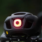 Magicshine SEEMEE 50 MAG magnetic smart taillight with synchronized flashing for enhanced road safety.

