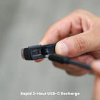 Aero seatpost compatible magnetic bike rear light