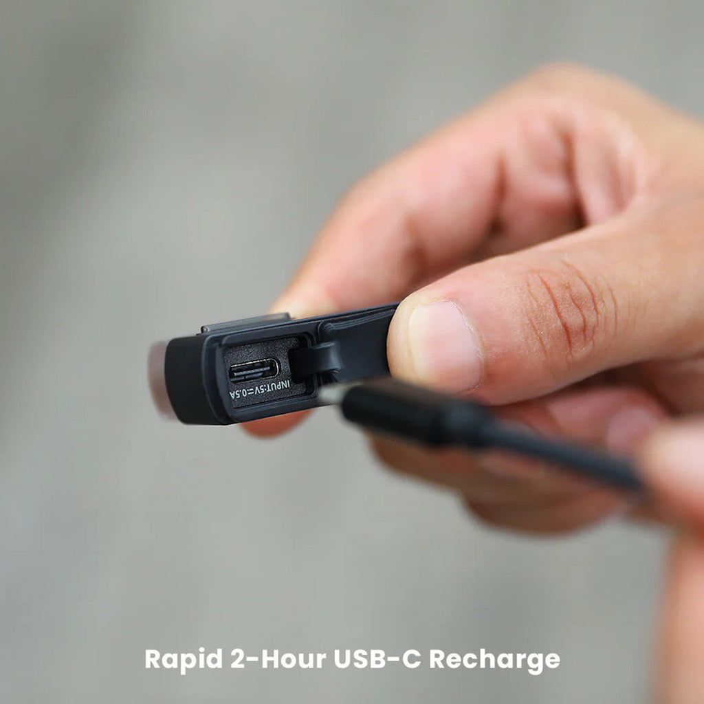 Aero seatpost compatible magnetic bike rear light