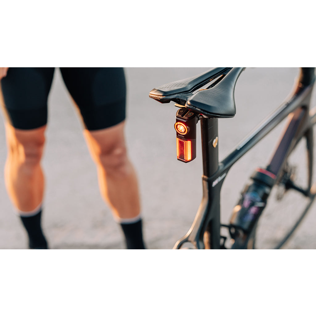 Magicshine SEEMEE R300 radar bike light for rear-end safety.