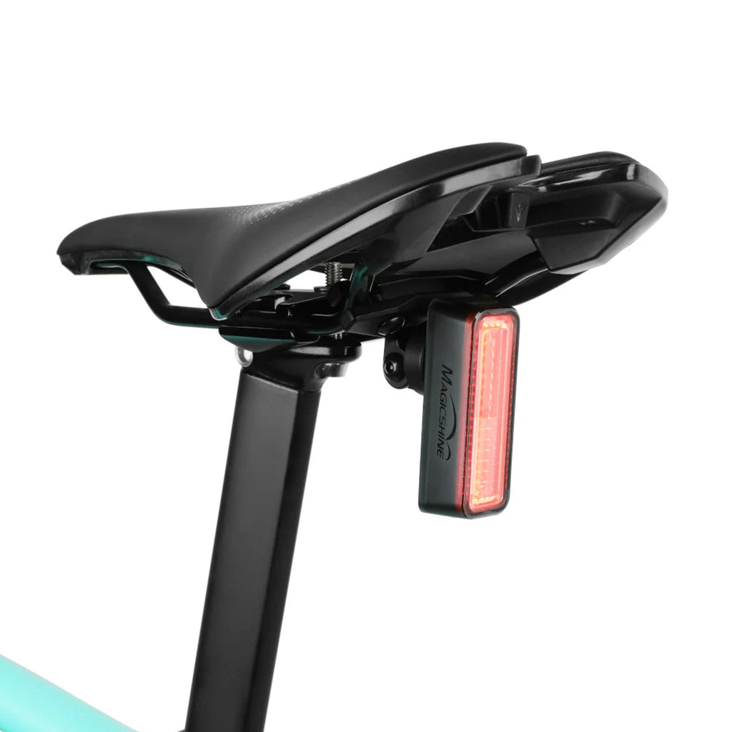 Cycling rear light saddle mount by Magicshine with GoPro interface for SEEMEE series taillights.
