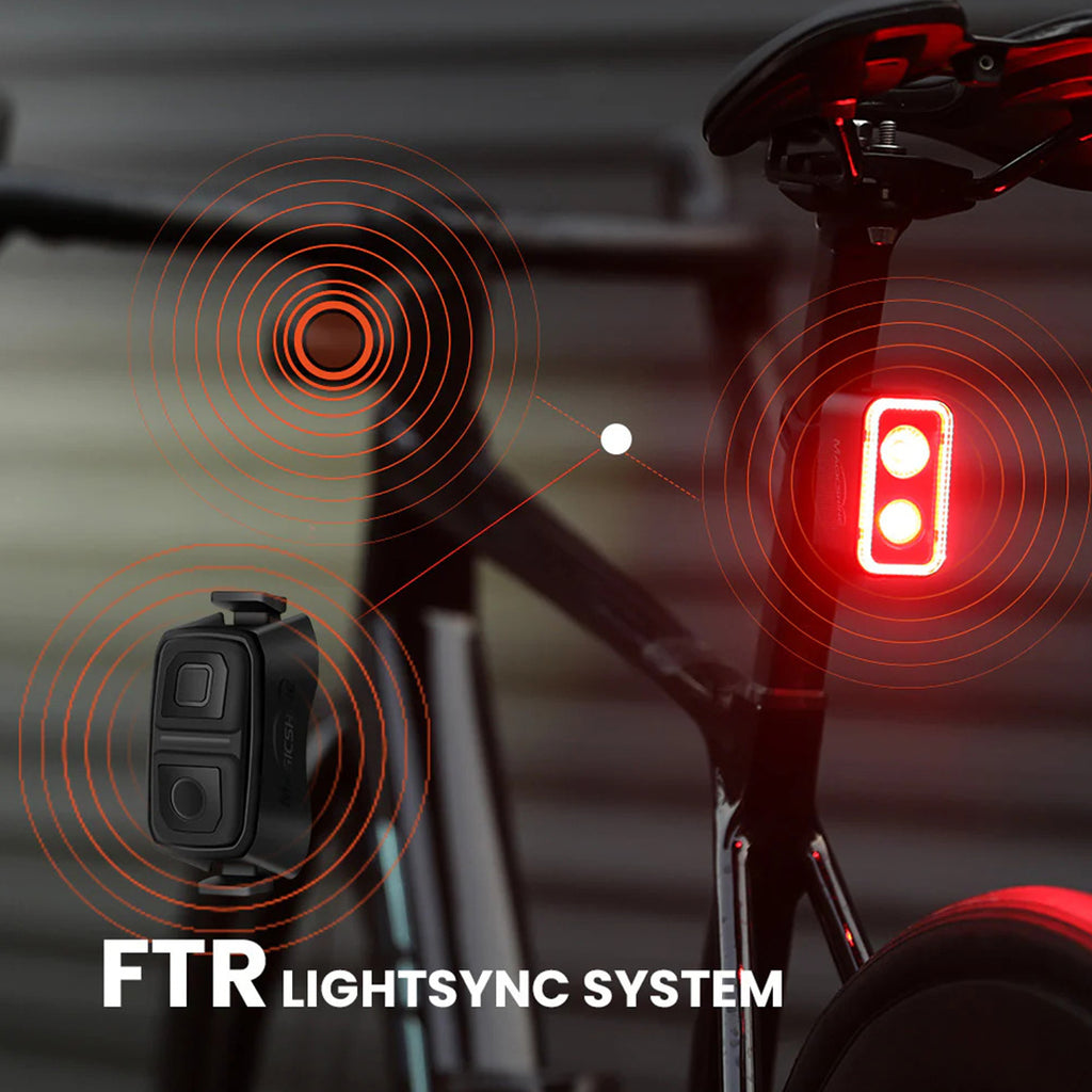 400 lumen smart bike taillight with instant brake alert