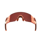 featuring an ultralight frameless design and expansive PC shield lens for cycling, with a waterproof finish.