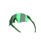 Forest Green Magicshine Windbreaker Classic cycling sunglasses, engineered for exceptional optical clarity and wide field of vision for road cyclists and commuters.
