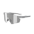 Lightweight frameless cycling sunglasses with REVO coating