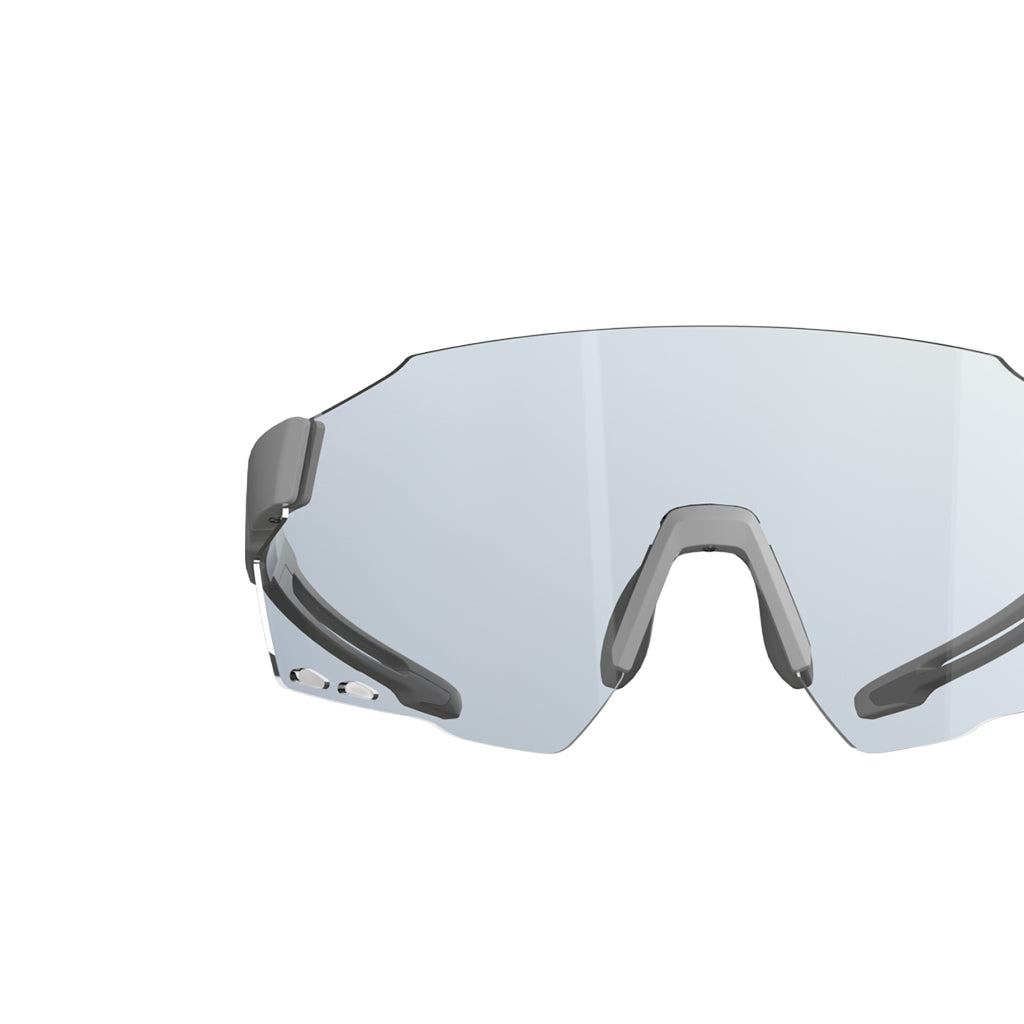 Ultra-grip nose pad cycling sunglasses close-up