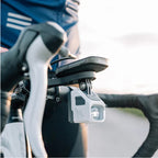 Magicshine EVO 1100 LED bike light with handlebar mount, ideal for night rides