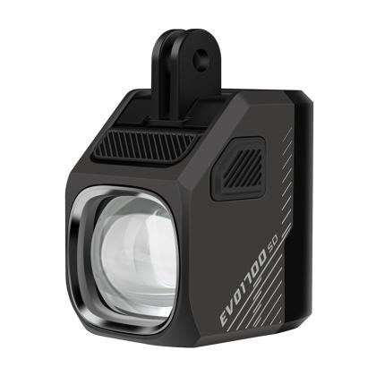 The Magicshine EVO 1700SD light is shown from a side angle, highlighting its "EVO 1700SD