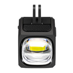 The Magicshine EVO 1700SD light is shown from a diagonal view, highlighting its design.