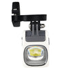 The Magicshine EVO 1700 bike light is displayed from an angle, attached to its handlebar mount.