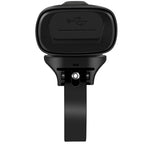 Close-up of the Magicshine Ray 1600B front light showing the USB charging port.