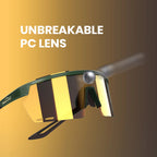 Magicshine_Rouler_Coated_Photochromic_Sunglasses- demonstrating its impact-resistant PC material and crystal-clear visual quality for cycling.