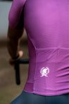 purple colored maximus podium-fit cycling jersey