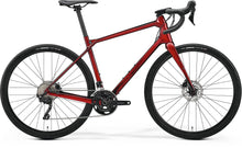 Shop Merida Silex 4000 Gravel Bike - Dark Strawberry/Black
