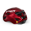 Shop MET RIVALE MIPS ROAD HELMET (RED METALLIC/GLOSSY) Online in India | United By Cycling