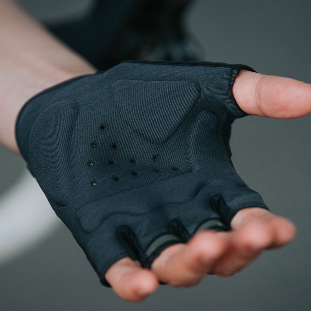 Multi-density foam padding ergonomic cycling gloves