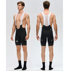 Rear view of Monton Chase Summer Bibshorts for cyclists