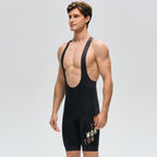 Stitching details on Monton Days performance bib shorts