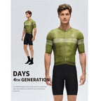 Monton Days 4.0 Jersey Pesto Green lightweight cycling jersey