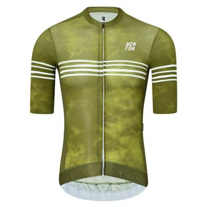Monton Days Series Pesto Green performance cycling apparel
