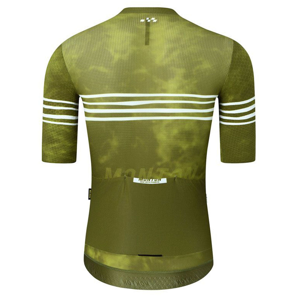 High-ventilation Monton cycling jersey with YKK zipper