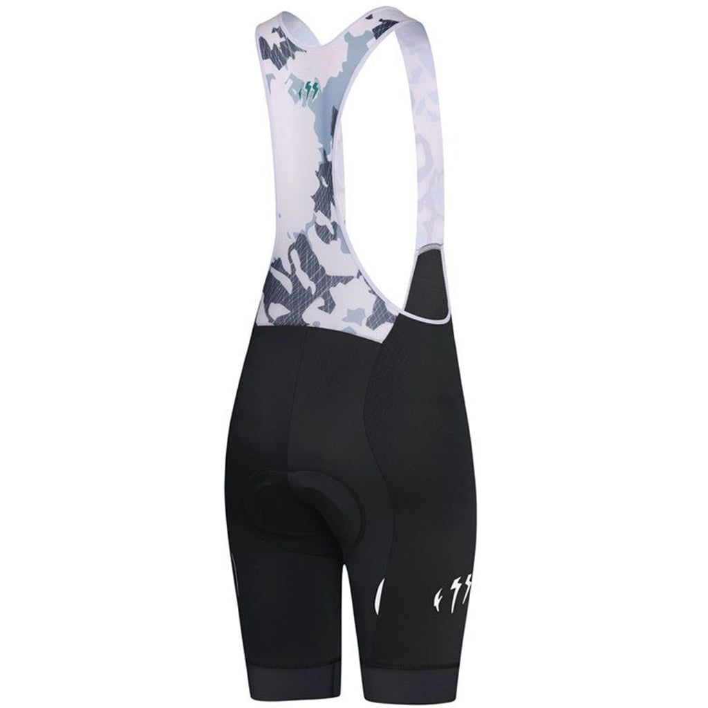 Monton Ribon bib shorts showing durable stretch fabric