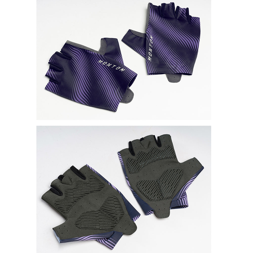 Stretch-fit back panel on Monton ShadowFade cycling gloves