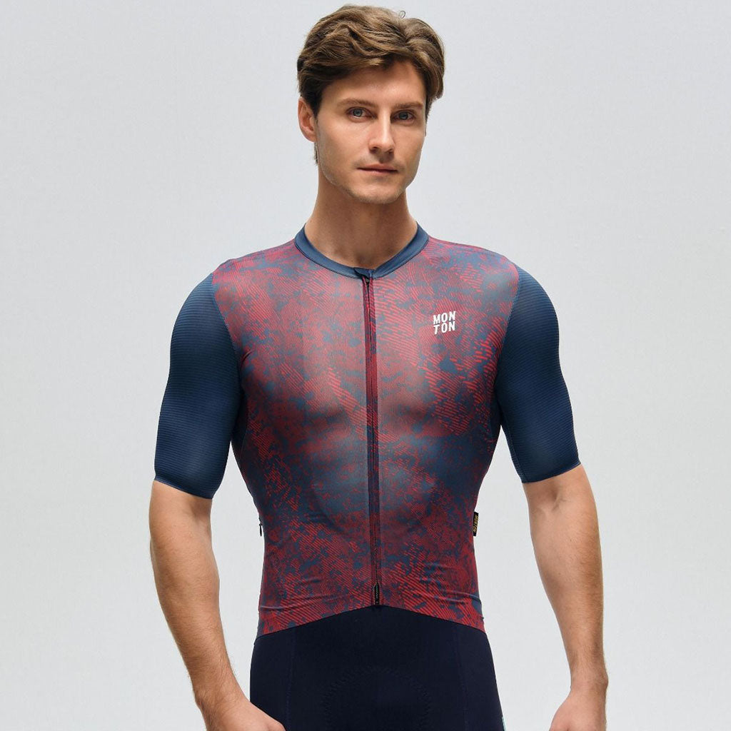 Breathable Monton cycling jersey with airflow panels