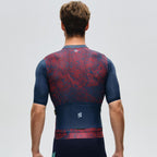 Lightweight summer cycling jersey with reflective details