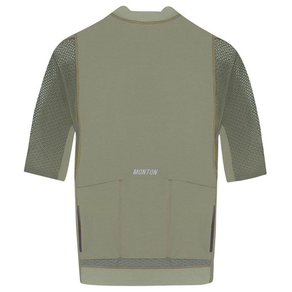 Monton jersey for endurance rides with reflective sleeve dots