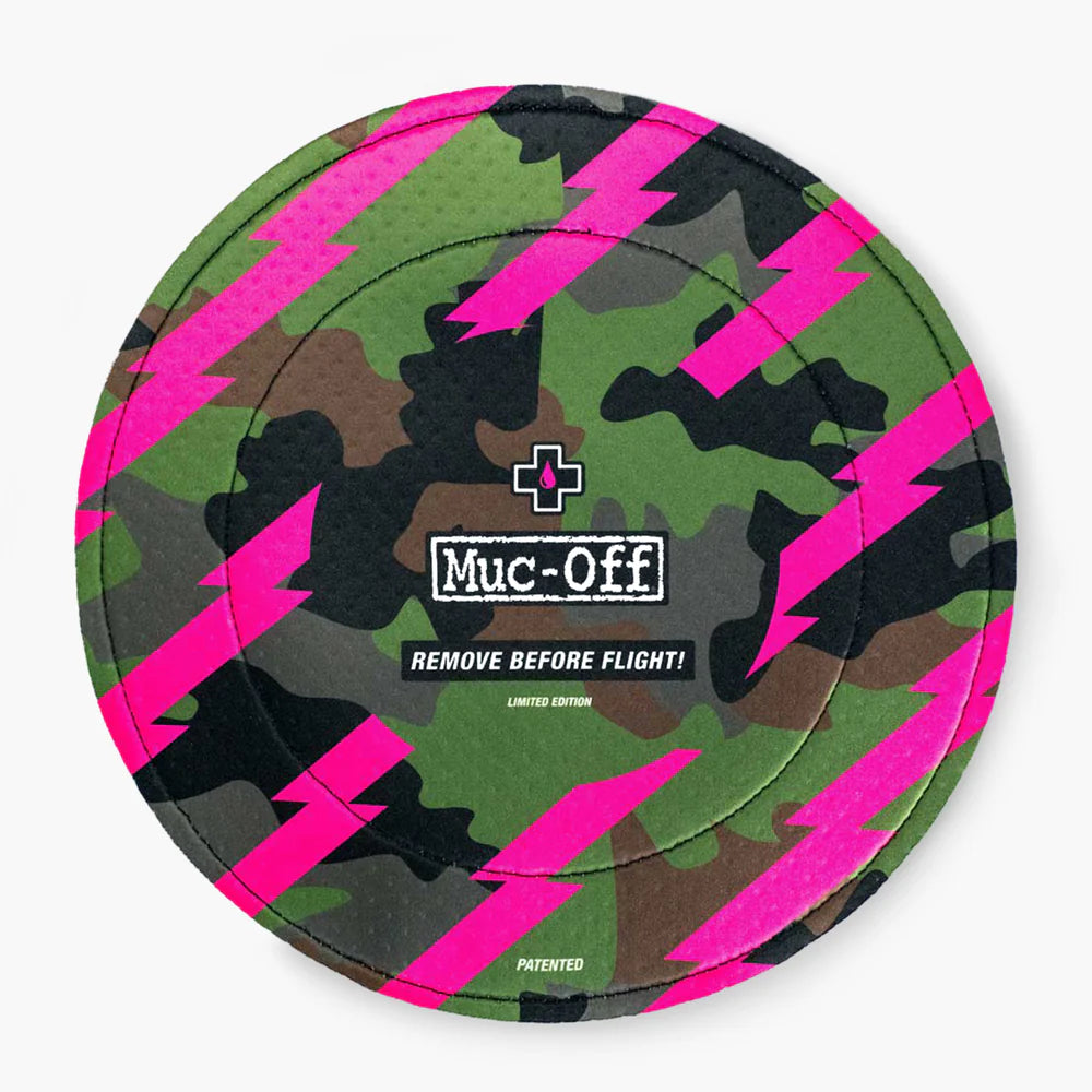 Muc-Off Disc Brake Covers CAMO on mountain bike
