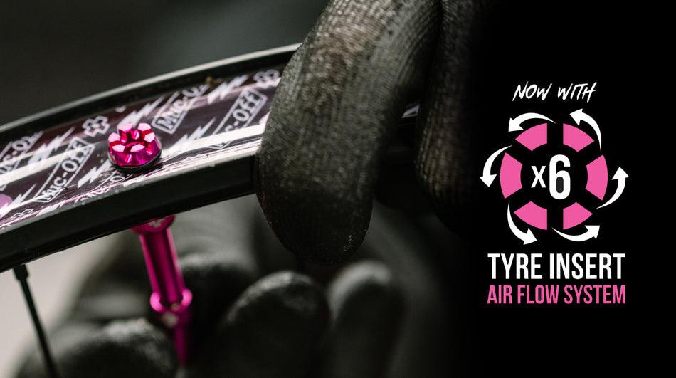 Muc-Off Tubeless Valve Kit with airflow system and cap tool