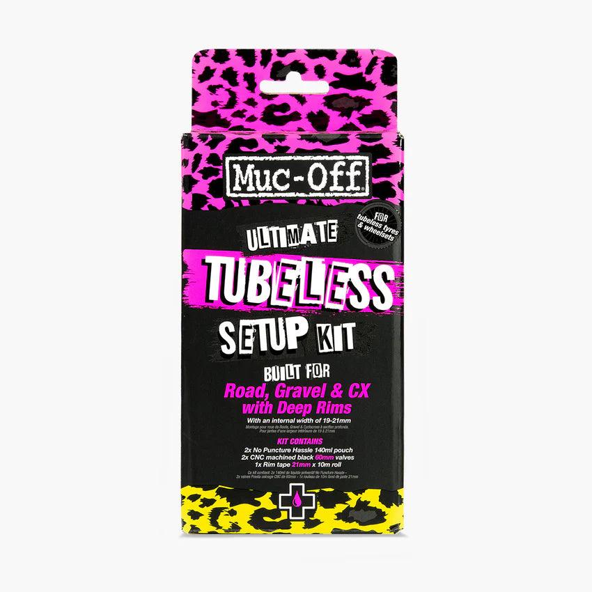 Muc-Off Ultimate Tubeless Kit Road with 21mm tape and 44mm valves