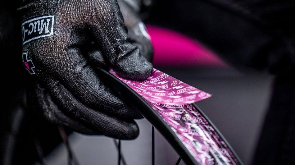 Muc-Off Pink Tubeless Rim Tape with Seal Patches