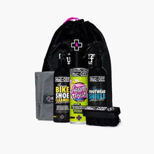 Muc Off cycling shoe cleaner and footwear shield kit