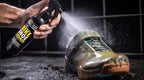 Hydrophobic waterproof spray for cycling shoes