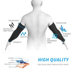 Shop N-Rit Tube Nine Coolet Arm Sleeves (White) Online in India | United By Cycling