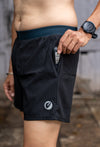 Men's Carbon Running Shorts with side pockets