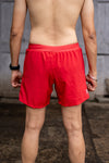 Men's Fire Running Shorts - back view