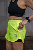 Apace Running Shorts 3 Inch Womens Shine