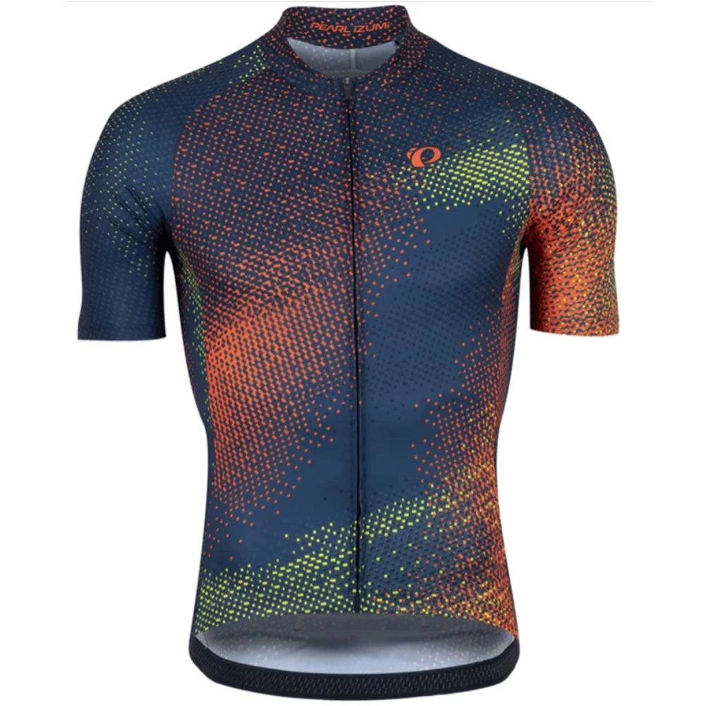 Shop PEARL iZUMi Attack Mens Cycling Jersey (Navy/Fuego Depth) Online in India | United By Cycling