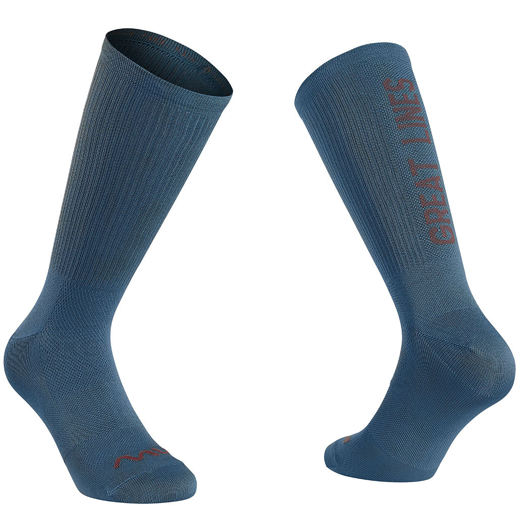 Northwave Good Times Great Lines Socks(Deep Blue/Dark Grey)